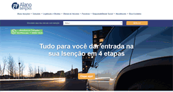 Desktop Screenshot of alanoisencoes.com.br